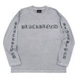 BBD Crushed Faith Pigment Long T-Shirt (Gray)