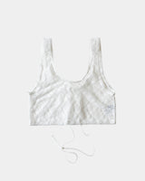 Sheer Lace Cropped Vest