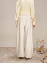 Paisley Artwork Embroidered Jogger Wide Pants