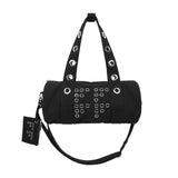 FFFF アイレットダッフルバッグ (ブラック) F25ZE030