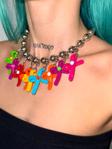"too much too cool" custom necklace/カスタムネックレス*金属アレルギー対応