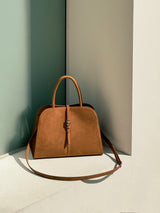 BLANC MEDIUM SUEDE CAMEL