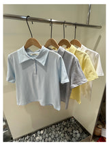 ハート ♡ ボタン pk Tシャツ (4color)