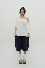 サンシャイン ベビー アシンメトリーTシャツ ホワイト