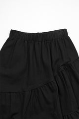 Kivra unbalanced midi skirt