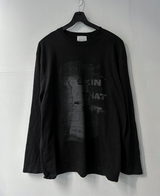 シークレットプリンティング長袖ルーズフィットTシャツ