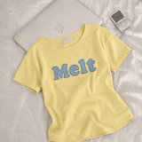 Melt Check Patch Short Sleeve T-shirt (5 colors)