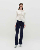 Sheer Layering Pants _ BLACK