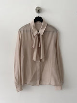 Lucia Tie See-through Blouse