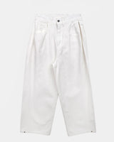 Putting Side Pintuck Wide Cotton Pants