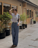 Jeanki linen denim pants