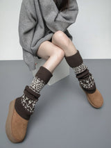 Nordic knit leg warmer (3color)