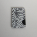 [MADE] zebra magsafe card holder (gray)