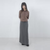 Check tied shirt 005