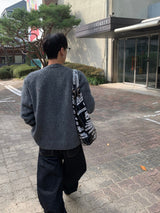 トリウールブラッシュニットカーディガン 4C