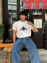 Ber balloon denim pants