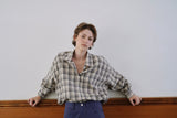 Autumn check shirt_beige