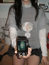 Snowman short-sleeved T-shirt