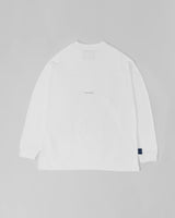 LWPエンブロイダリー刺繍ポケット L/STシャツ (WHITE)