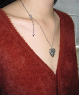 og heart necklace