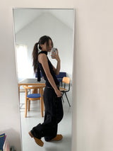 STUD BALLOON WIDE PANTS (2C)