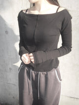 ロゴ2wayTシャツ