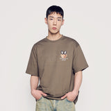 [24SS] ラビットベアドールロゴ半袖Tシャツ COCOA
