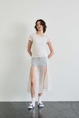 WITTY KNIT ONE-PIECE / IVORY