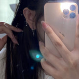 shimmer ring earrings