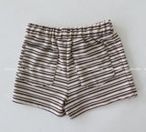 Stripe banding napping shorts