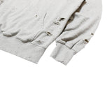 damage hoodie (gray)