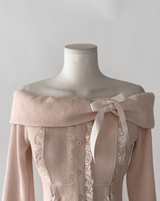 valentine eyelet two-piece set