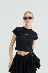 EVIE ベイビーTシャツ ブラック