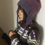 クネボカシニットストラップ バラクラバ