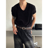 [S/S] Velvet golgi v neck half knit(5color)
