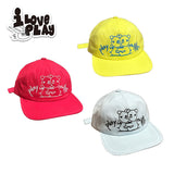 loveplayshop Play with me! Let's hug!かわいいニッチなデザインスタイルのつばなし帽子