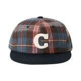 Cロゴ チェック キャップ (Brown Check)