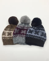 ノルディックポムポムビーニー (3color)