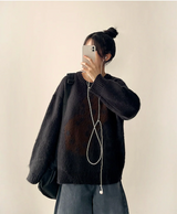 Somyi Bold Dice Graphic Oversized Fit Knitwear