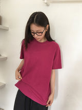 [unisex] シオニ ベーシック レイヤード 半袖Tシャツ