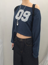09 Boat Neck Cropped Top