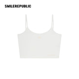 Ivory Nylon Jacquard Lace Bow Detail Cropped Cardigan and Cotton Blend Camisole Two Piece Set
