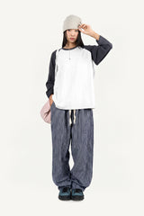 Sun stripe banding pants