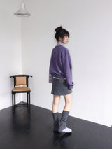 ラッキースウェットシャツ (DUST PURPLE)