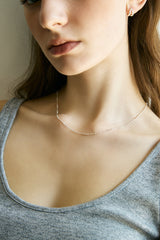 Silver925 Freckle Triple Necklace 