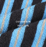 Gaen Terry Stripe Collar Tee