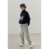 HUKE Logo Black Half zip-up MTM