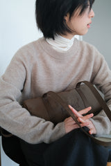 compact duffle bag (brown)