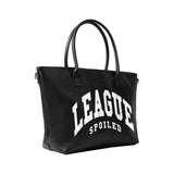 SPOILED LEAGUE TOTE BAG | MATTE BLACK
