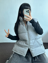 Bカシックフィットパディングベスト💚🩶🖤🤍🤎6カラー